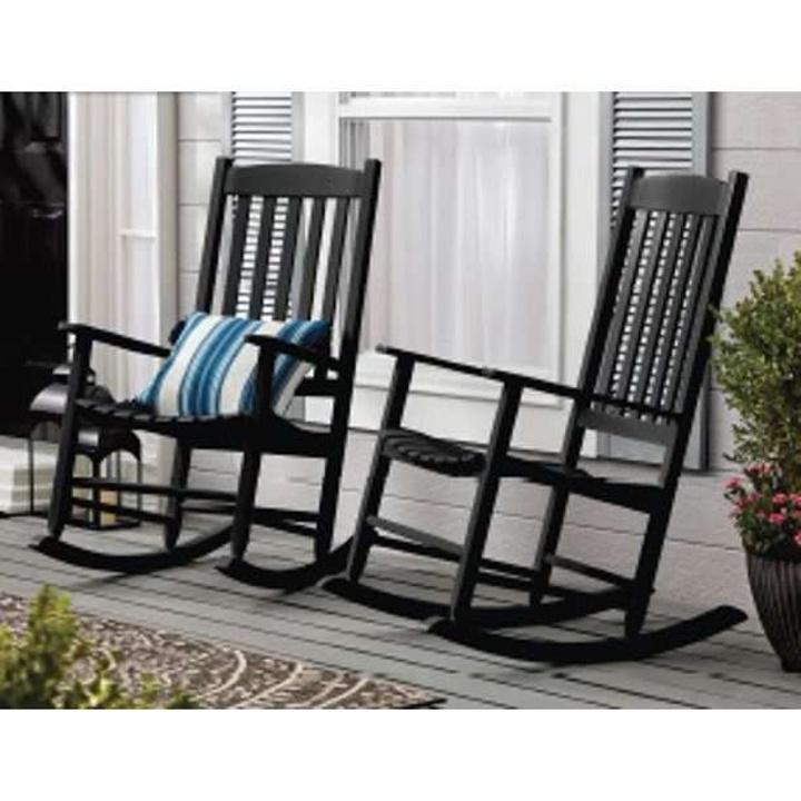 Mainstays Outdoor Wood Porch Rocking Chair White Color Weather   521ef5292f0309b9965583df631735f9569bccdf 102 1 